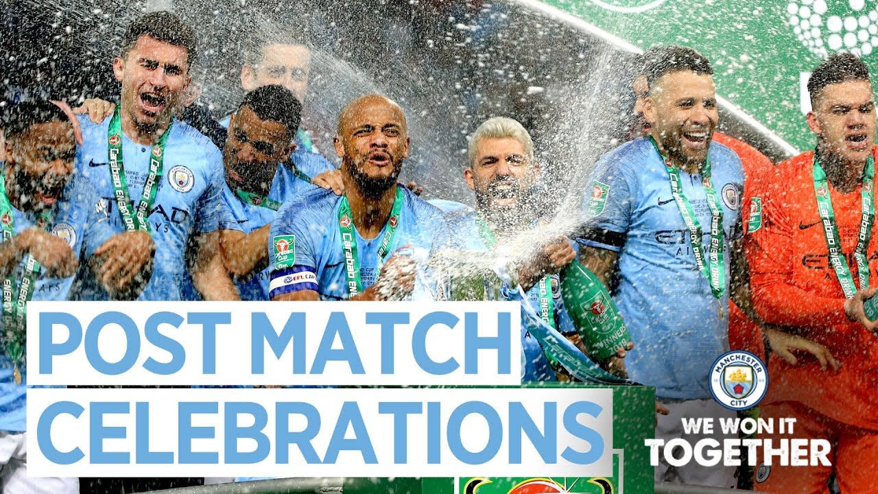 Party time LIVE!! | City Squad Celebrate Carabao Cup win