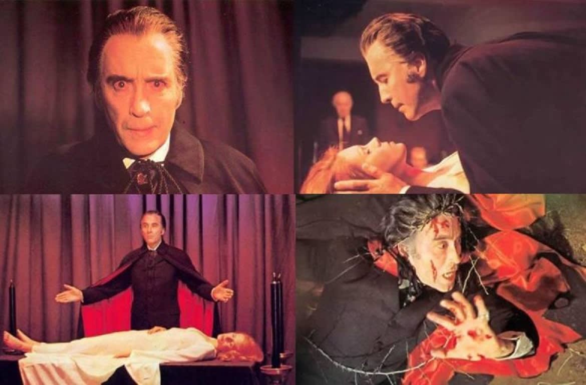 'The Satanic Rites of Dracula' Hammer (1973) with Christopher Lee and Peter Cushing