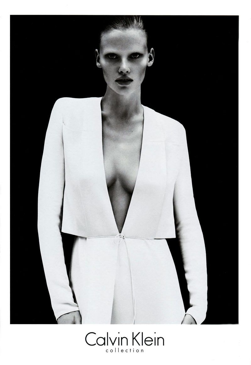 Calvin Klein Spring 2011 Campaign Preview | Lara Stone by Mert & Marcus