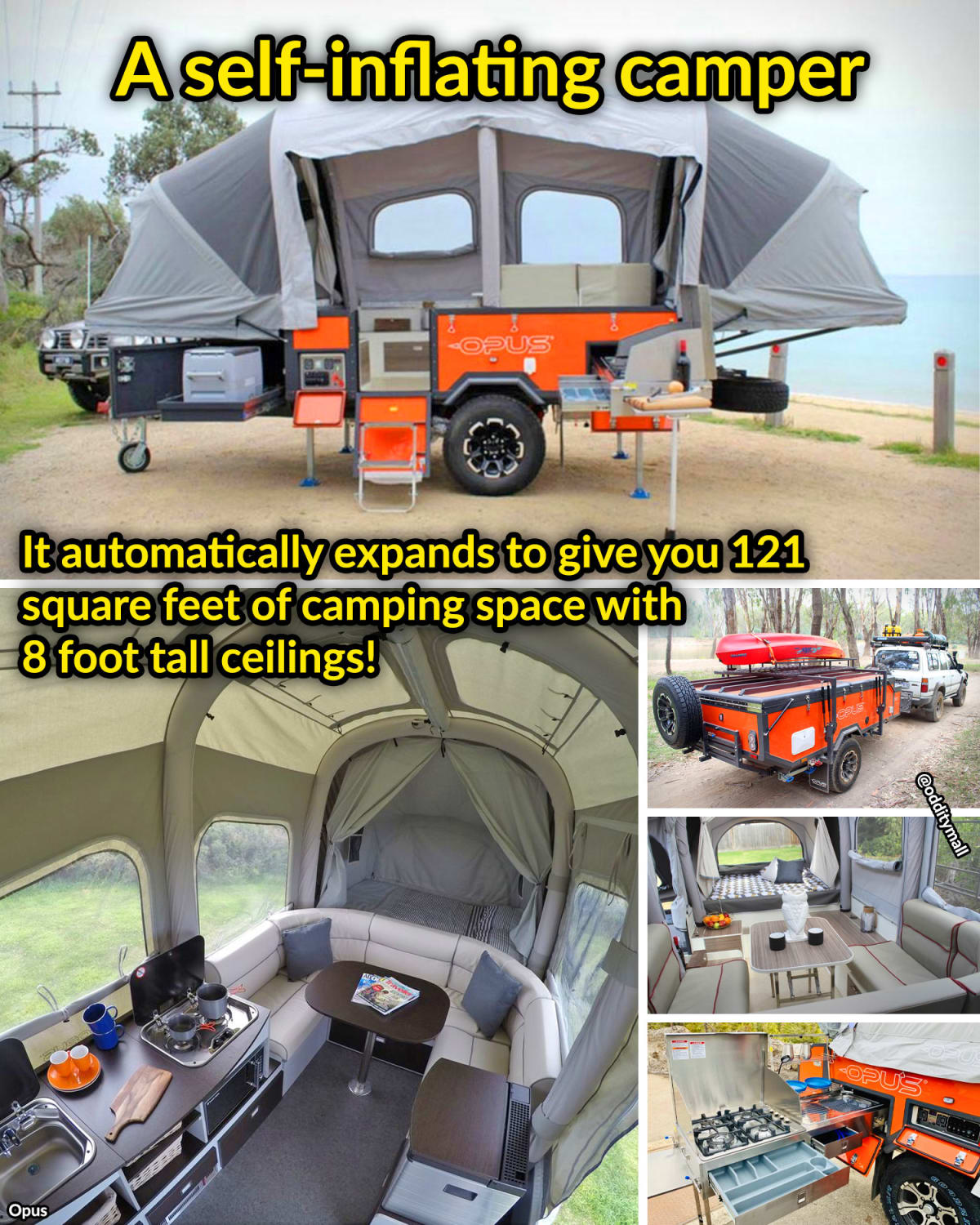 Automatic Camper Sets Itself Up In 90 Seconds