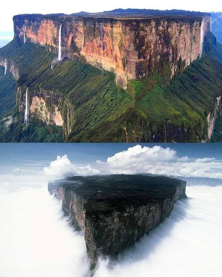 Mount Roraima - the highest of the Pakaraima chain of plateaux in South America.