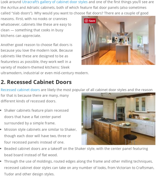 Mix 4 Cabinet Door Panel Styles To Know For Designing Your New