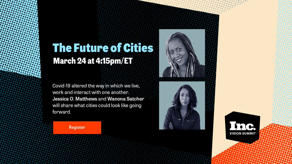 LIVE: Covid-19 altered the way in which we live, work and interact with one another. @MakhersStudio founder and CEO @wajisa + @upowerco founder and CEO @jessomatt discuss the future of cities and equitable accessibility of infrastructure.