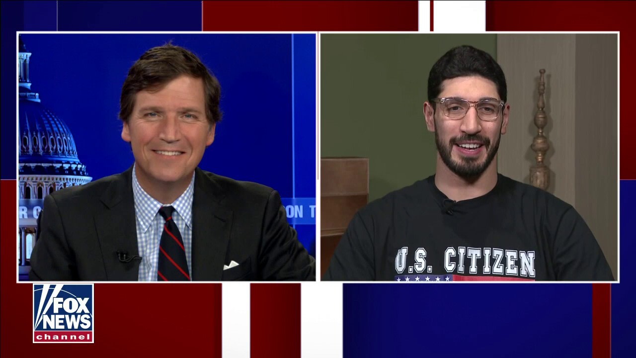 [Baragona] Enes Kanter to Tucker Carlson on FOX News on Americans criticizing America: "I feel like they should just keep their mouth shut and stop criticizing the greatest nation in the world and they should focus on their freedoms and their human rights and democracy."