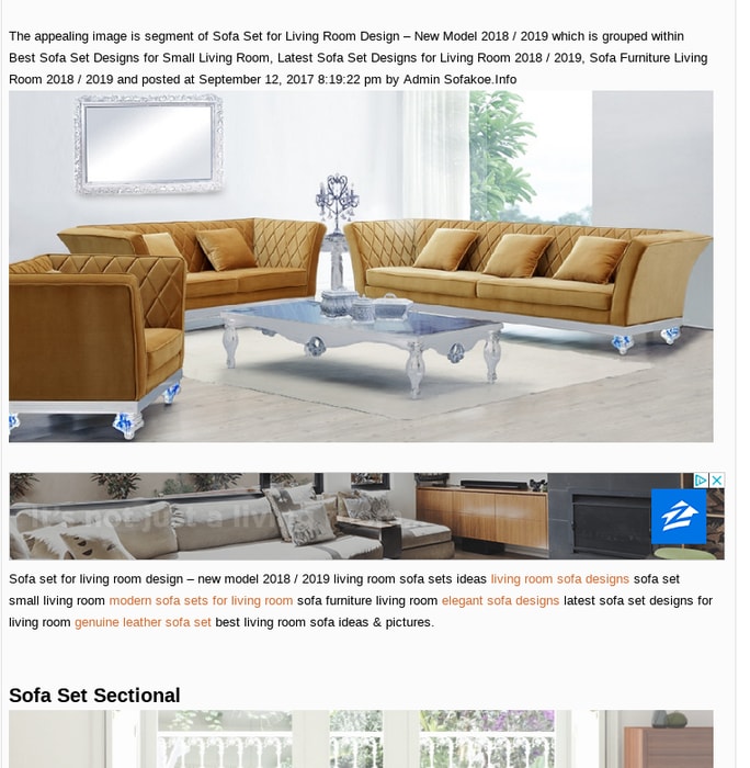 Mix Sofa Set For Living Room Design New Model 2018 2019