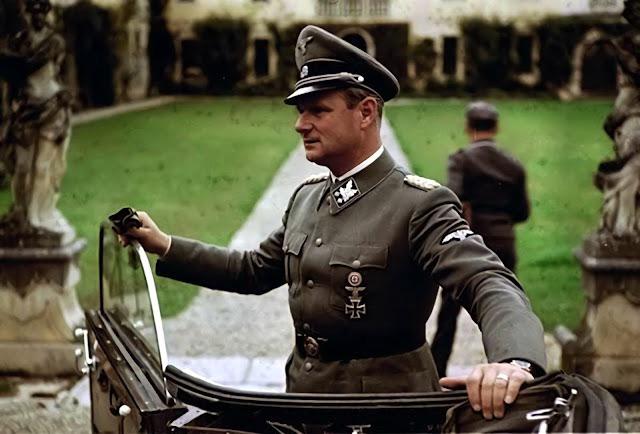 Karl Friedrich Otto Wolff (13 May 1900 – 17 July 1984) was a high-ranking member of the Nazi SS, ultimately holding the rank of SS-Obergruppenführer and General of the Waffen-SS. He became Chief of Personal Staff to the Reichsführer Heinrich Himmler and SS Liaison Officer to Adolf Hitler.