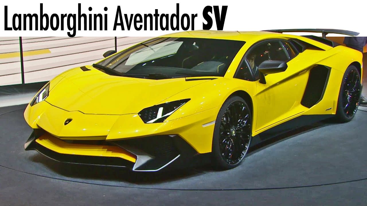 ► Lamborghini Aventador SV - World premiere