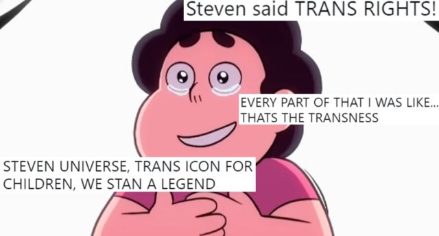 The Season 5 finale of Cartoon Network’s Steven Universe has been praised by fans for its incredible trans subtext.