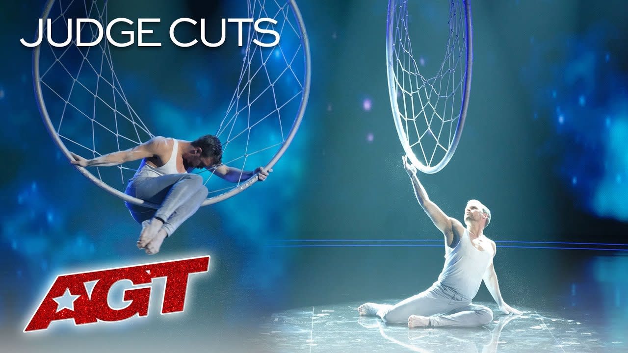 Matthew Richardson Honors Late Father With Emotional Aerial Hoop Act - America's Got Talent 2019
