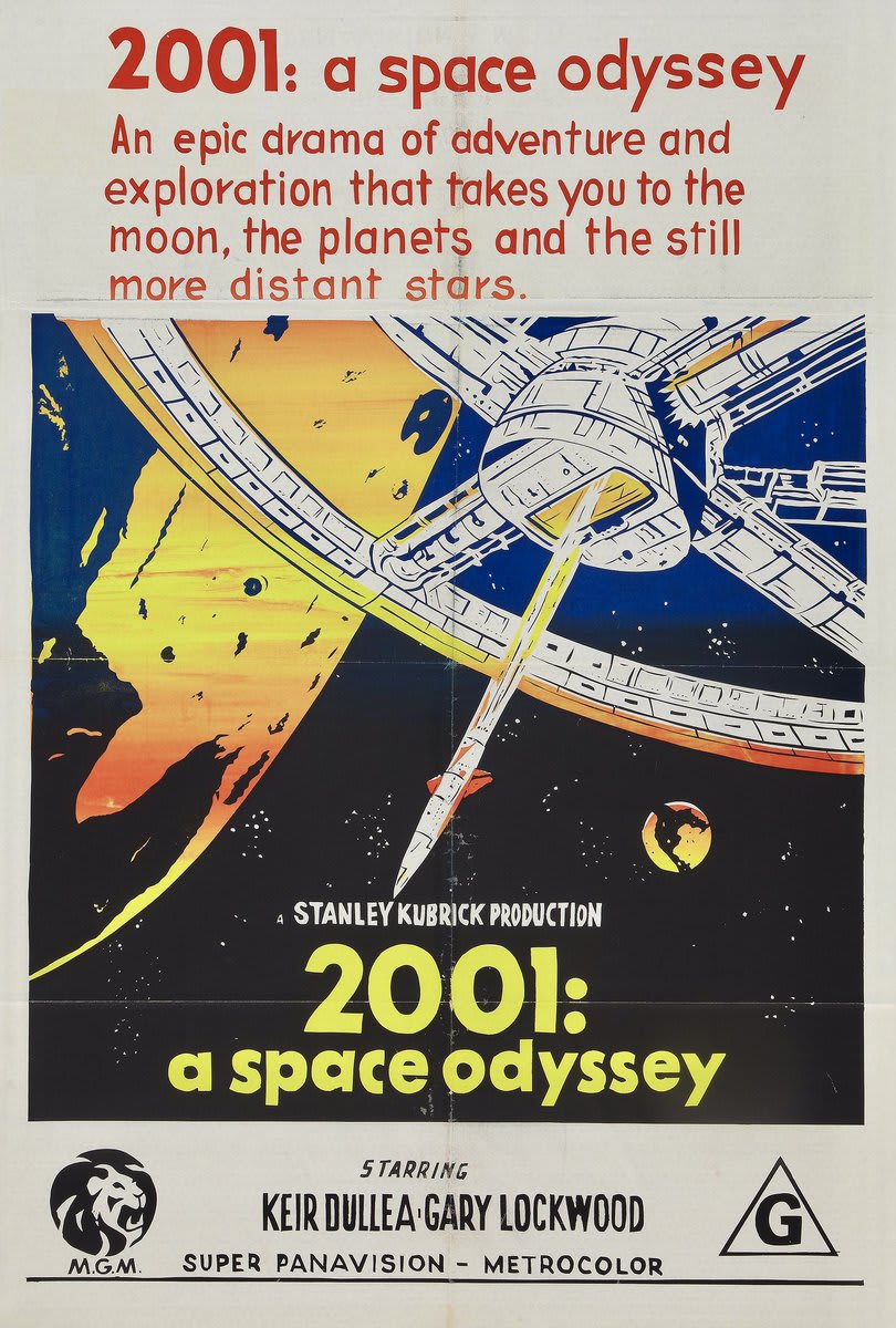“2001: A Space Odyssey” poster from Australia, where the film opened on this day in 1968.