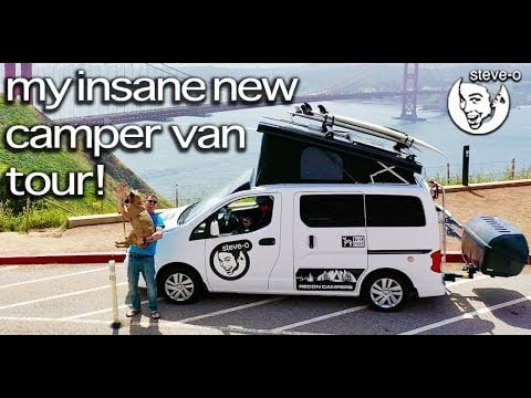 My Insane New Camper Van Tour with Bam Margera! | Wild Rides | Steve-O