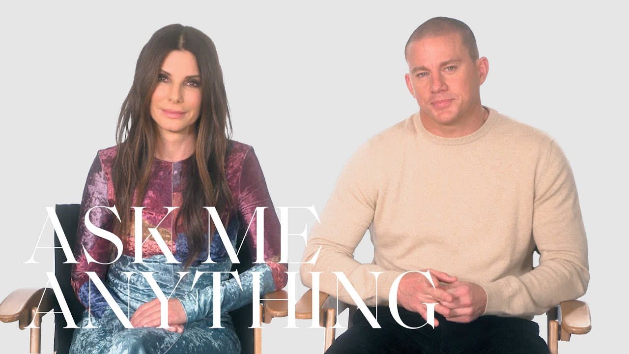 Sandra Bullock & Channing Tatum Are Convinced They Were Separated At Birth | Ask Me Anything | ELLE