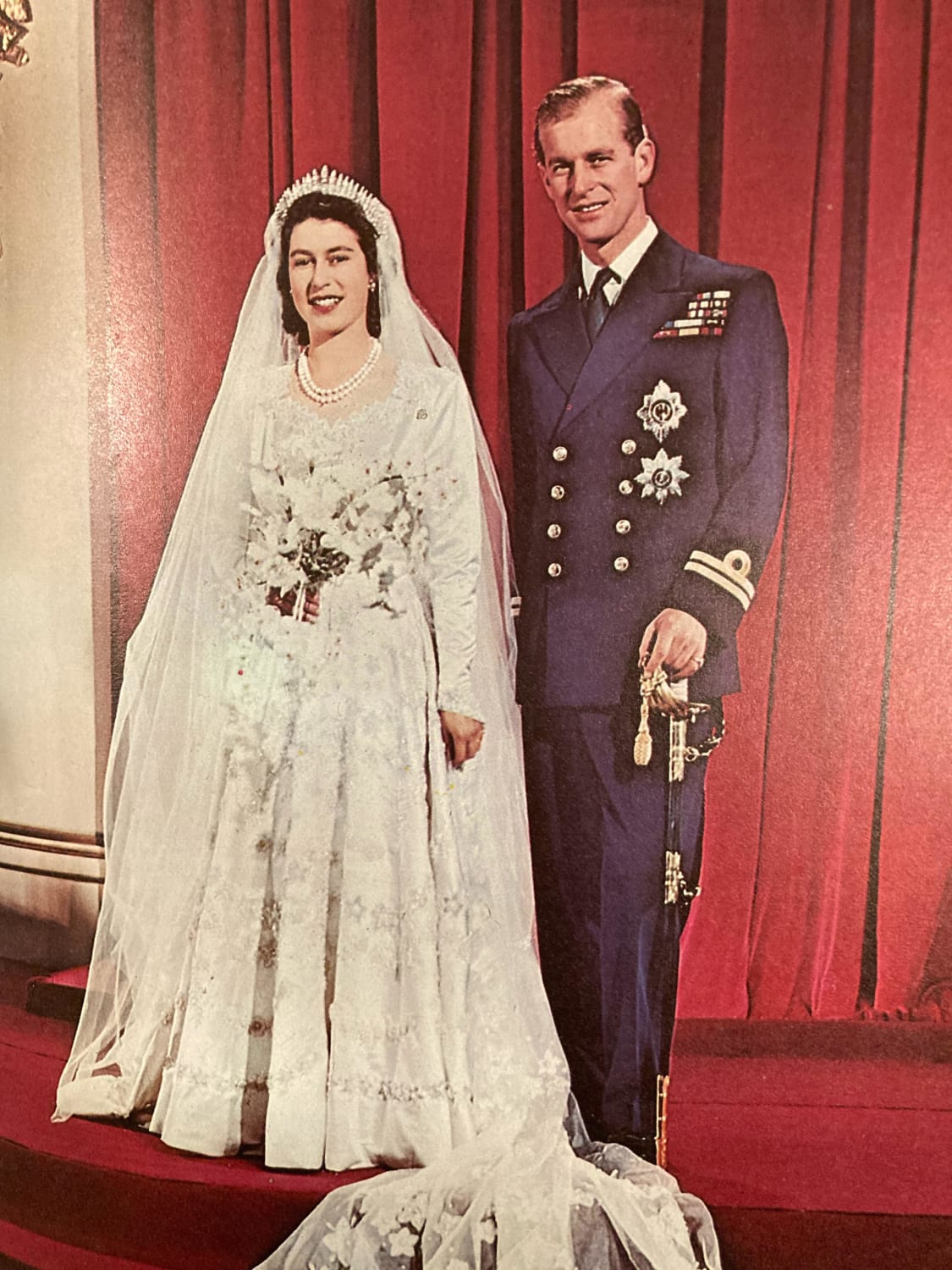 20th November, 1947. Princess Elizabeth marries lieutenant Philips Mountbatten