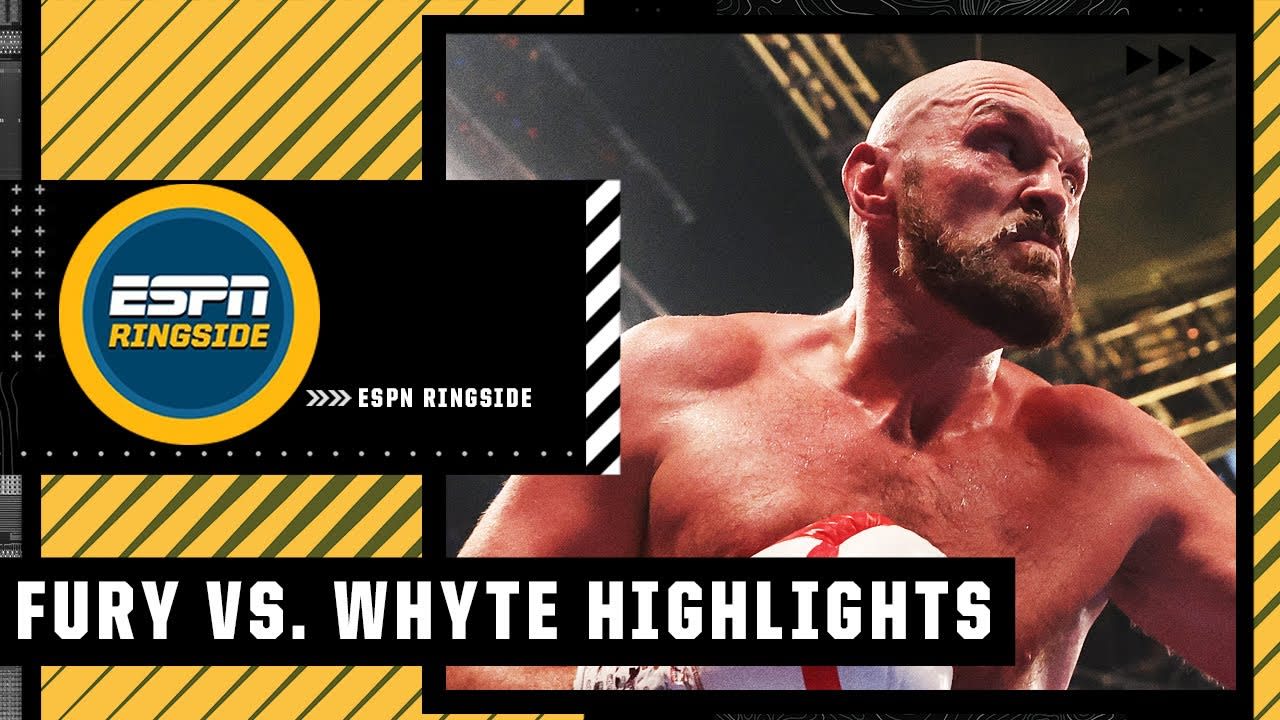 Tyson Fury mixes it up with Dillian Whyte in their heavyweight title fight | ESPN Ringside