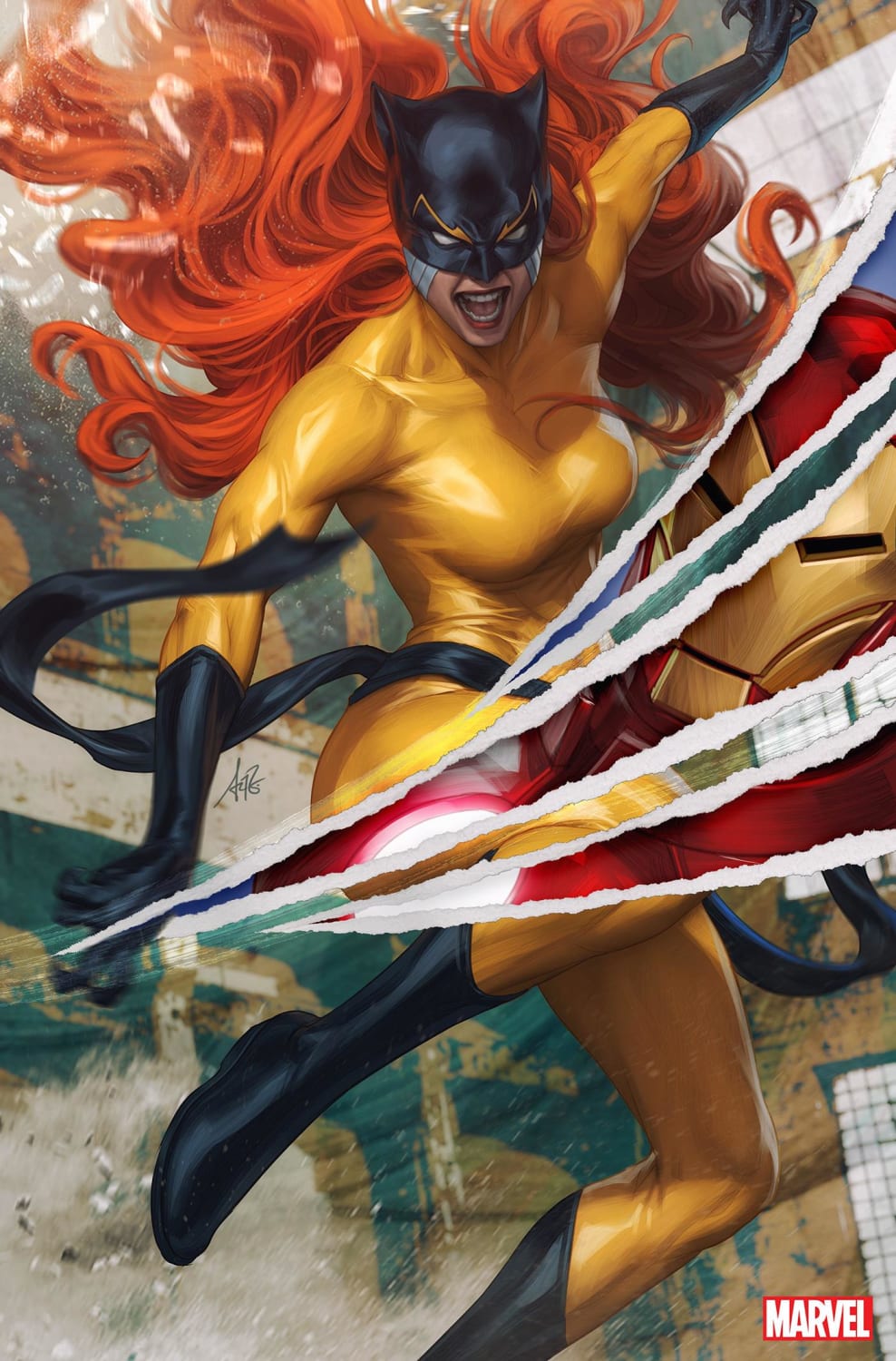 IRON MAN/HELLCAT ANNUAL 1 ARTGERM REALLY KILLED IT WITH THIS ONE!!