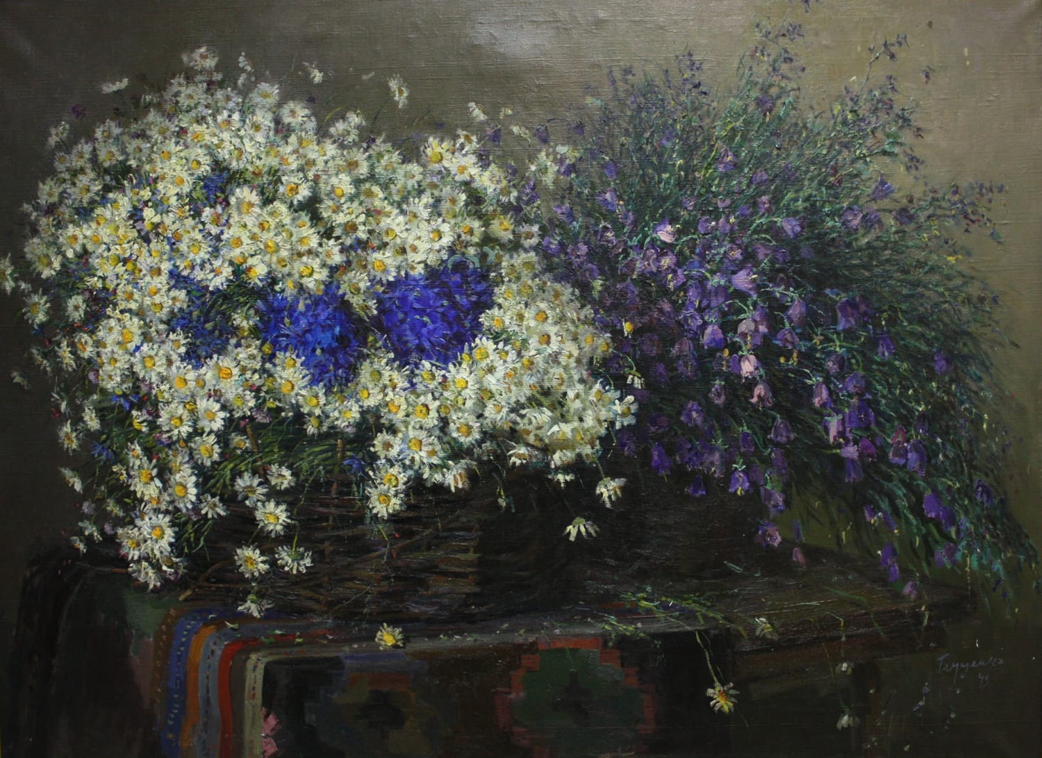 Mykola Glushchenko, Wildflowers, 1949