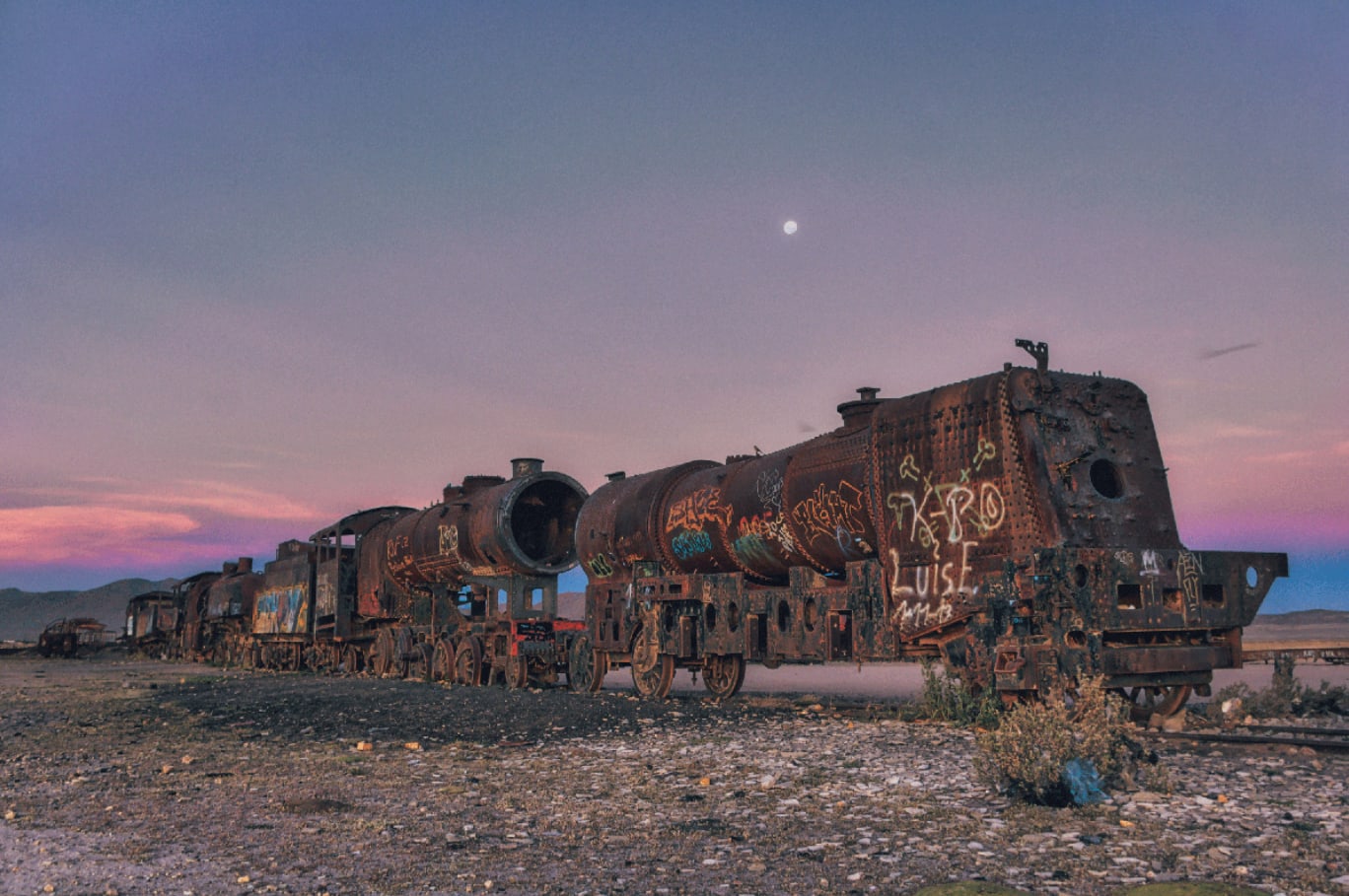 The Great Train Graveyard in Bolivia