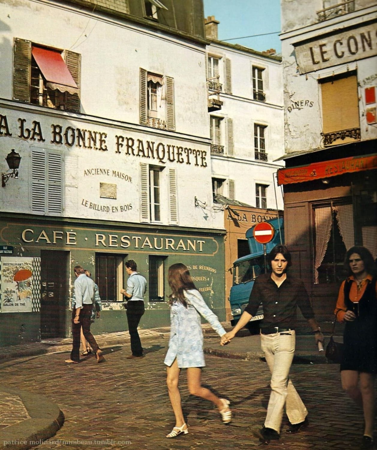 Montmartre Paris circa 1970 Patrice Molinard | Paris aesthetic, Vintage paris, Old paris