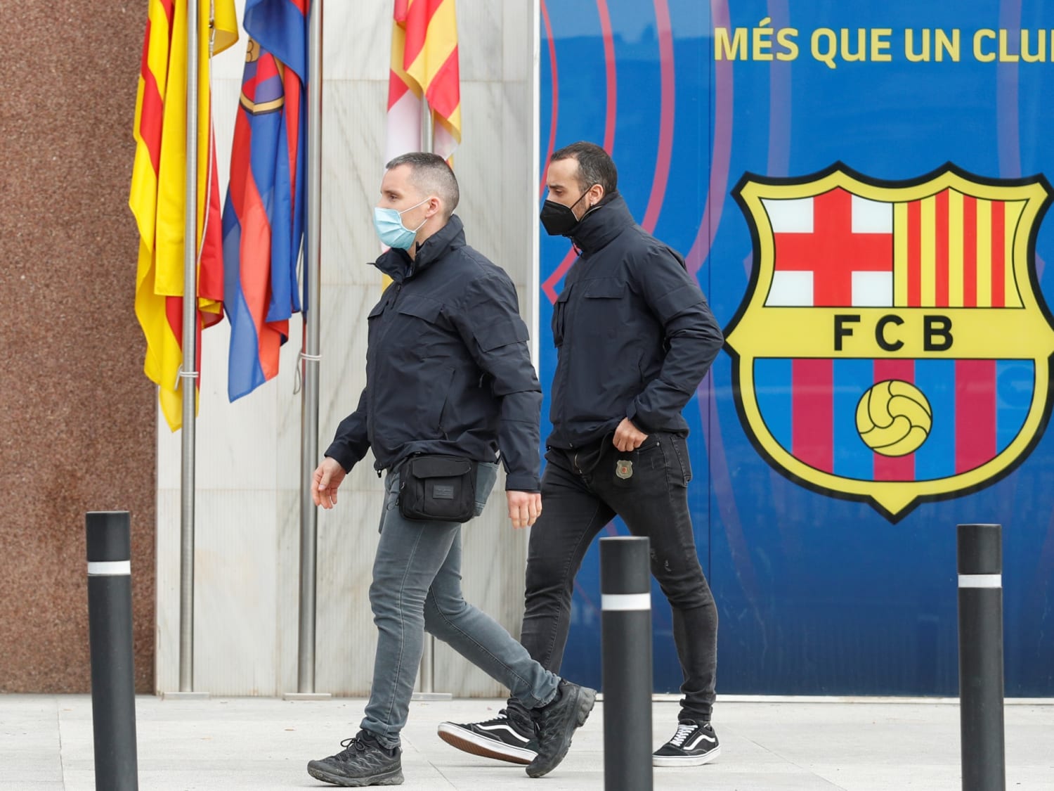 Arrests made at Barcelona football club after police raid