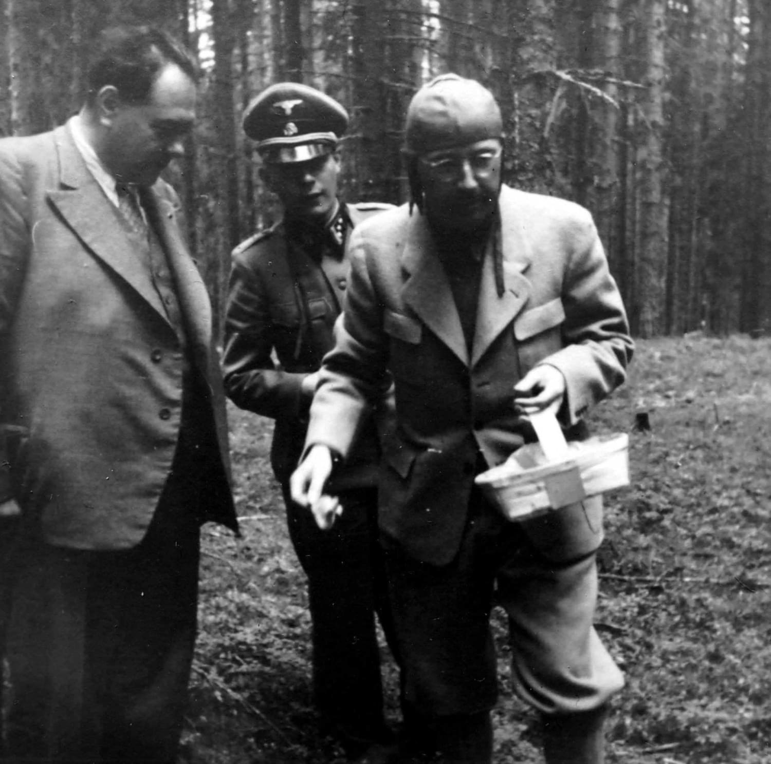 Heinrich Himmler Mushroom Hunting, 1942