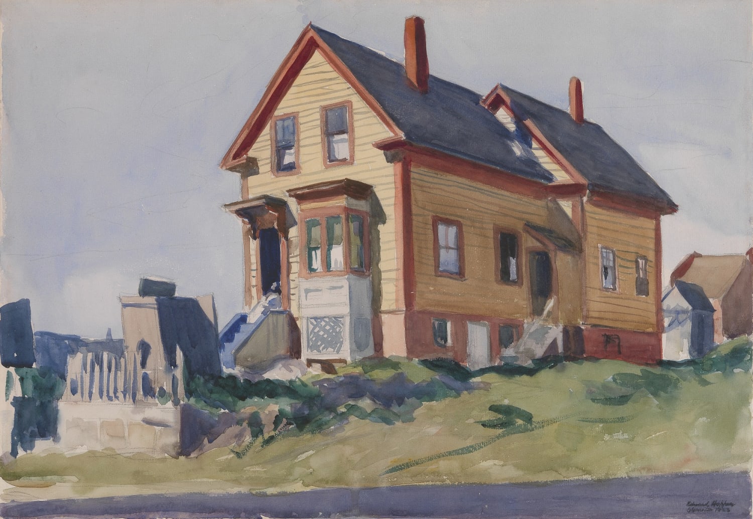 House in Italian Quarter, Edward Hopper, 1923