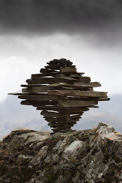 Castle Crag Tornado Cairn | Land art, Earth art, Landscape art
