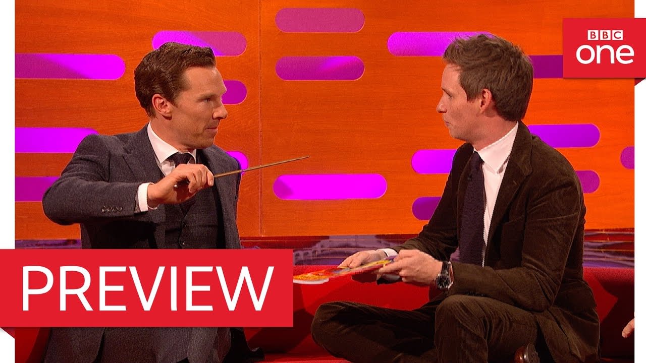 Eddie Redmayne and Benedict Cumberbatch perform magic! - The Graham Norton Show 2016 - BBC One