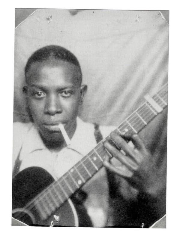 Robert Johnson, from Hazlehurst Mississippi, was one of the pioneers of the delta blues which lead to rock music as we know today. The rumor is he sold his soul to the devil at the crossroads of highway 49 & 61 for his talent for blues.