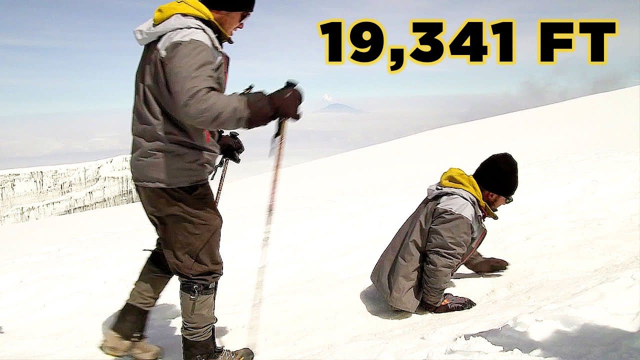 I Climbed A 19,341-Foot Mountain On My Hands | BuzzFeed