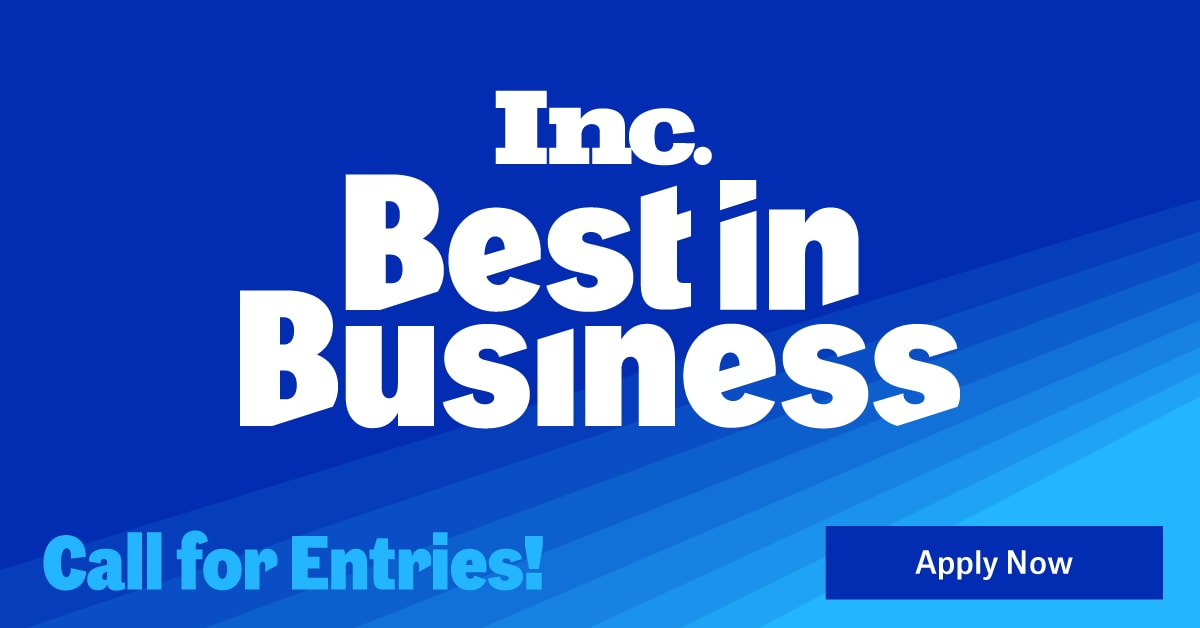 Inc. is looking to celebrate companies of all sizes and industries that have made an extraordinary impact in their fields and on our society this year. Apply now to stake your claim as one of Inc.’s