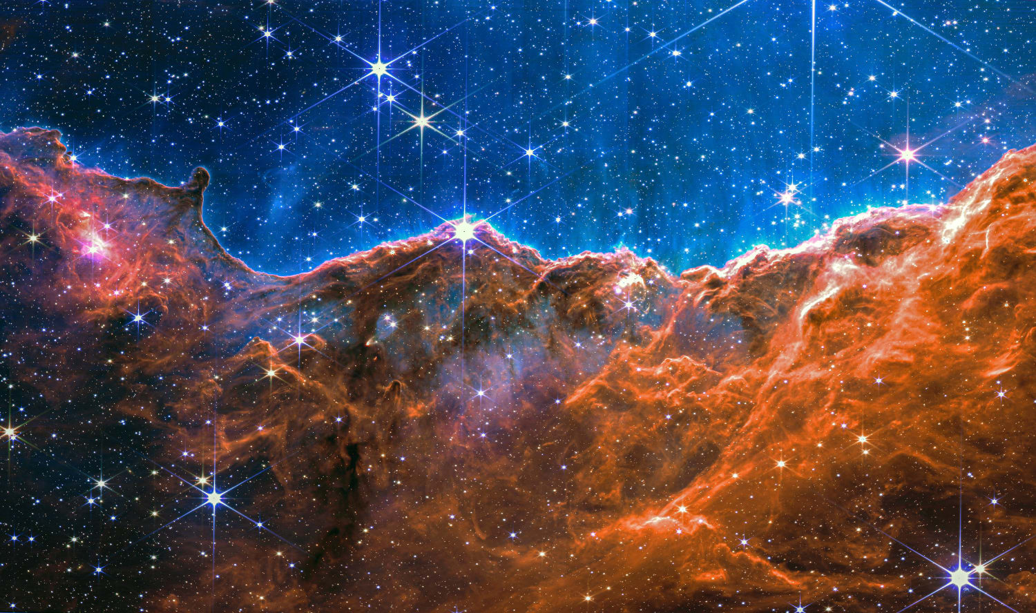 The Carina Nebula - my own take at processing James Webb Space Telescope raw data