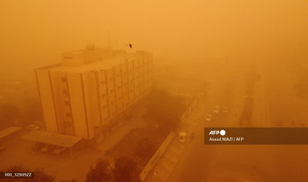 Thousands sick as latest severe sandstorm sweeps across Iraq. Qassem al-KAABI