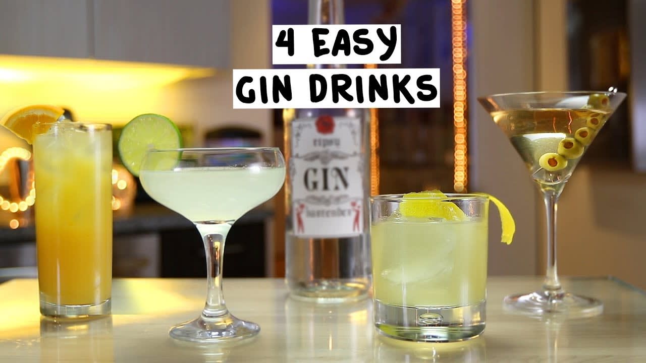 Four Easy Gin Drinks