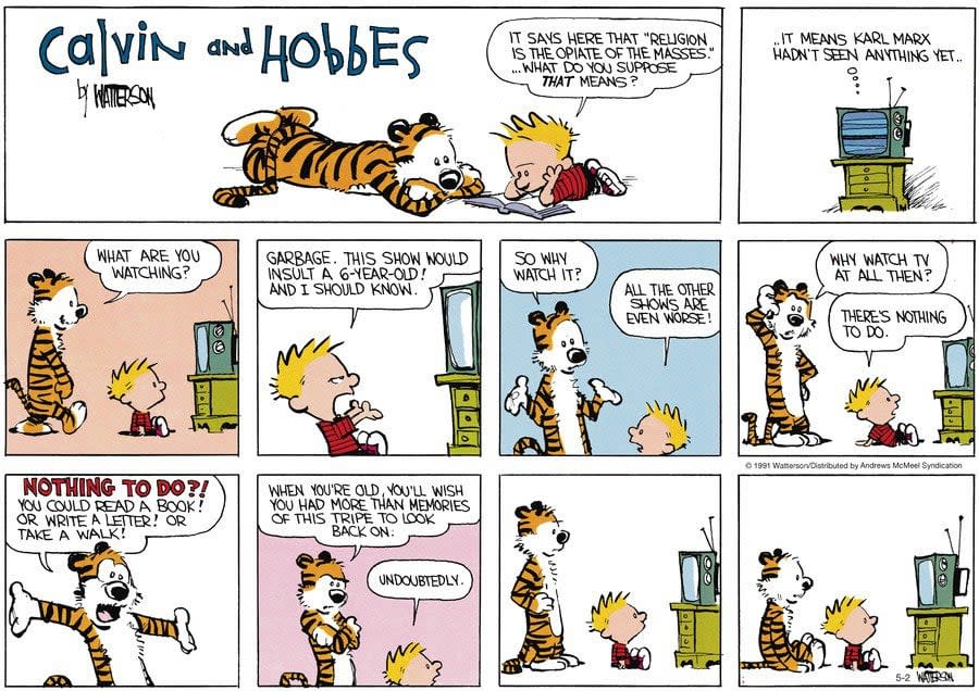 Calvin & Hobbes for May 2, 2021