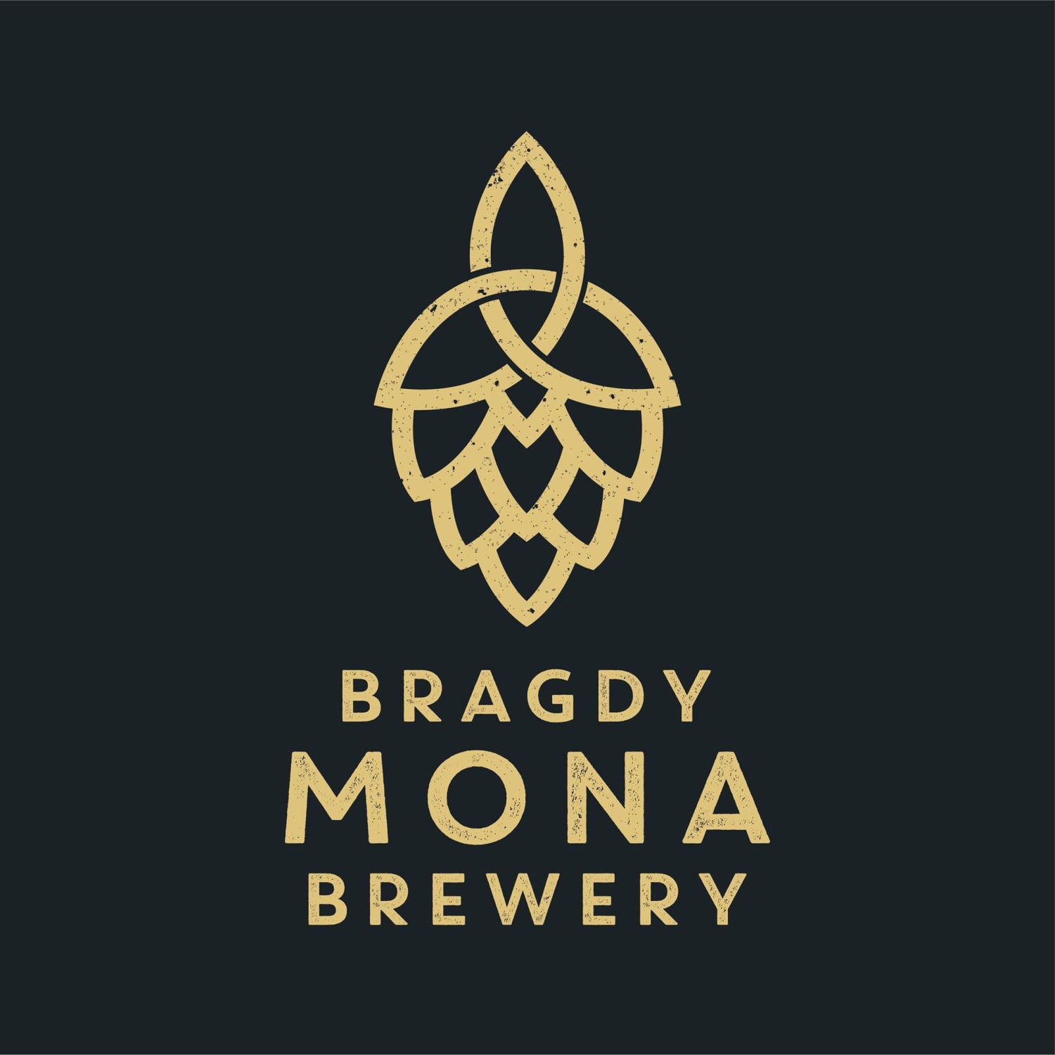 Here’s the logo of a local brewery near me here in Wales which blends in a Celtic triquerta.