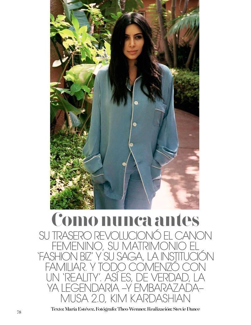 Kim Kardashian (Vogue Espana) | Kim kardashian, Kardashian, Kim kardashian vogue