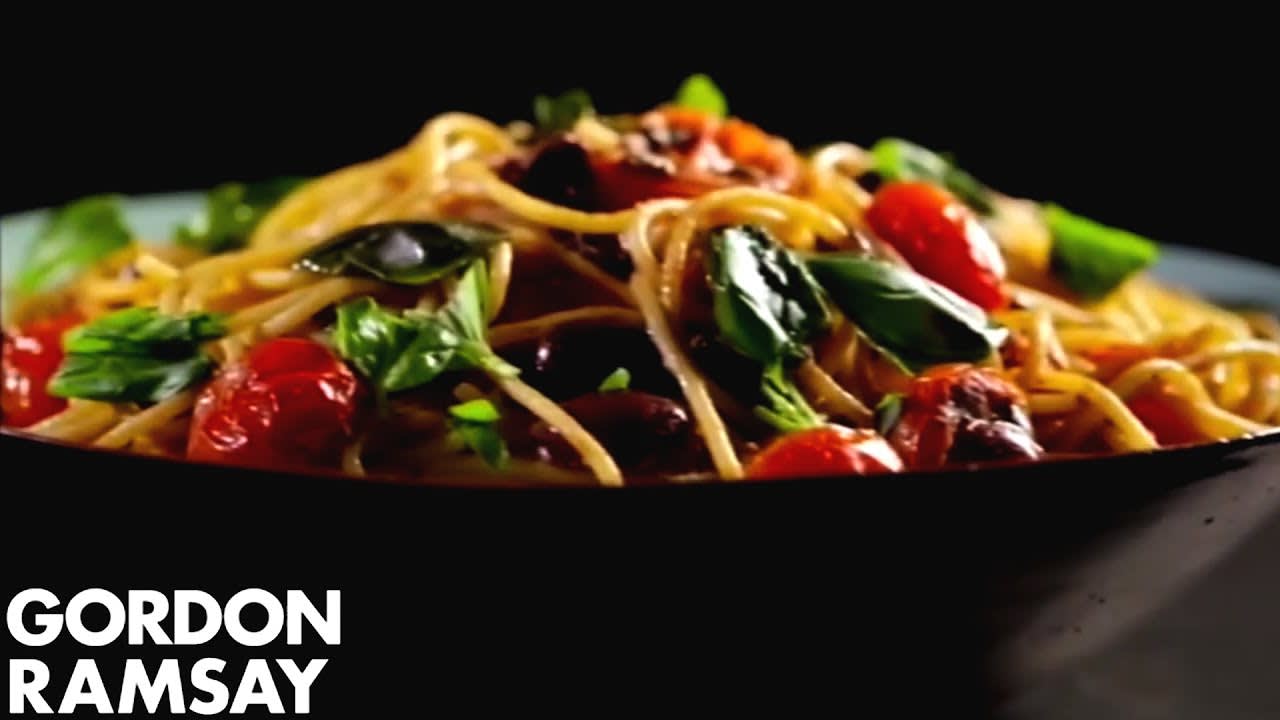 Pasta with Tomato, Anchovy and Chilli | Gordon Ramsay