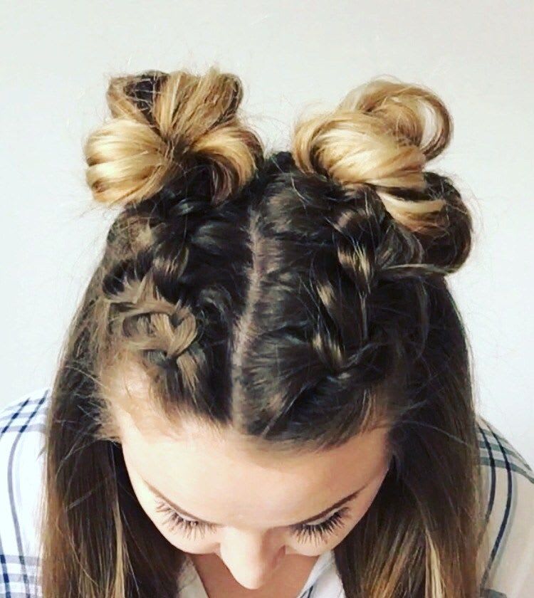 Mix Styling With Braids On Very Short Hair Hair Trend