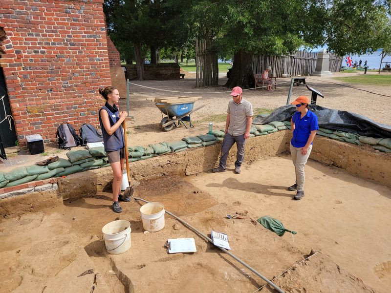 Excavations at Jamestown's Memorial Church have uncovered burn deposits that may be evidence of Bacon’s Rebellion, a 1676 uprising against the Virginia governor by white settlers who wished to expand against government orders into Native-held territory.