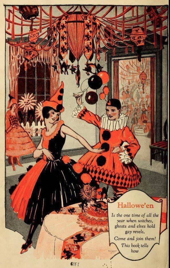 "Hallowe'en is the one time of all the year when witches, ghosts and elves hold gay revels. Come and join them!" Hosting a Halloween party on the weekend? Here's a 1920 book jam-packed with tips for decorations and costumes:
