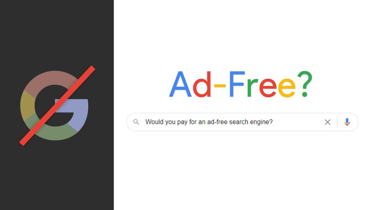 Would you abandon Google for a PAID ad-free search engine?