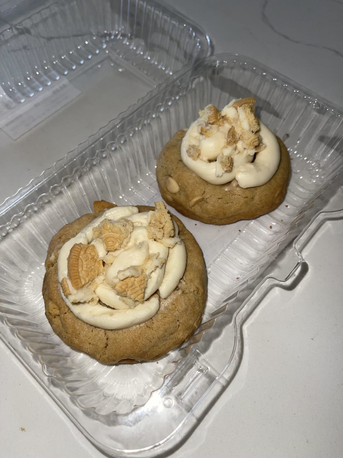 Homemade Golden Oreo cookies!