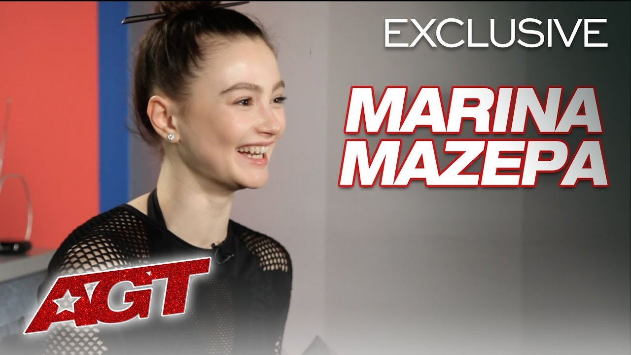 Marina Mazepa Relives Her Eerie Contorting Dance Performance! - America's Got Talent 2019