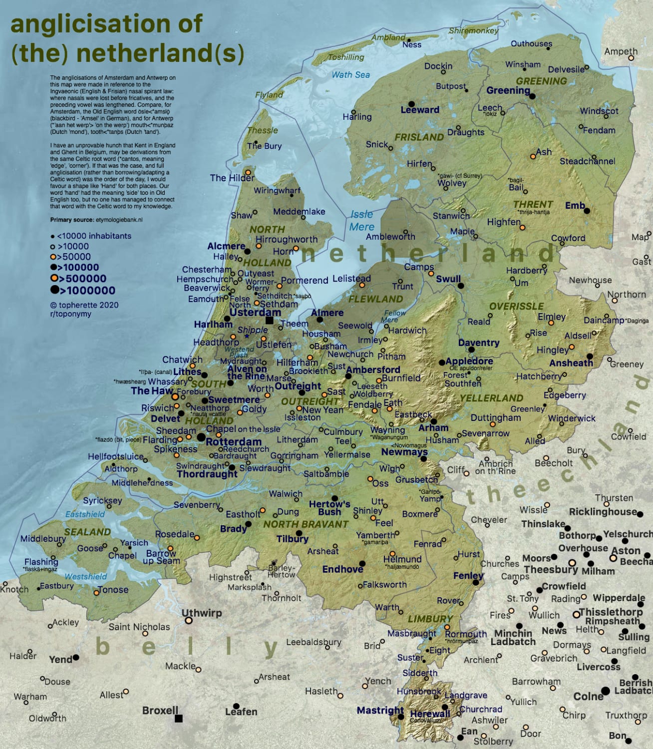 If the Germanic language spoken in the Netherlands had developed in the same way that English did