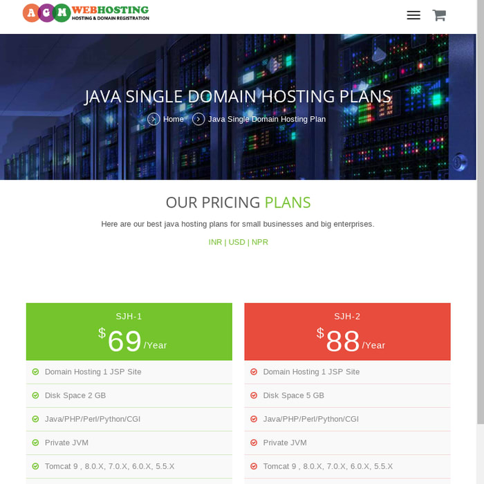 Mix Java Hosting Single Domain Java Hosting Agm Web Hosting Images, Photos, Reviews
