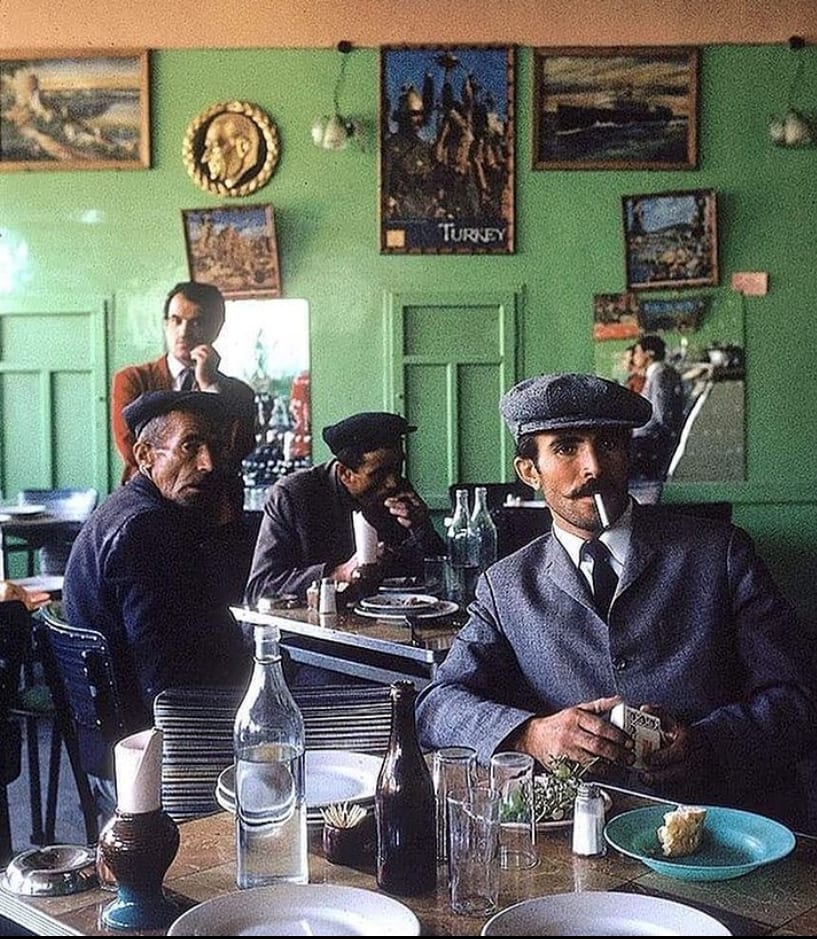 At Lunch in Nevşehir,Cappadocia/TURKEY 1970