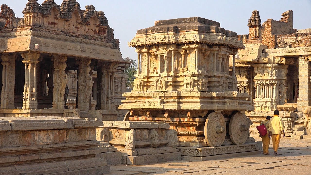 The beautiful ruins of Hampi in Karnataka, India, which in the 15th century was the world's second largest medieval-era city after Beijing