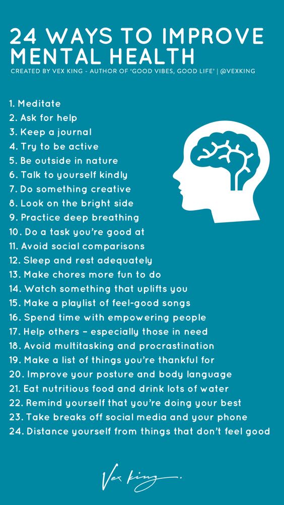 24 Ways To Improve Mental Health