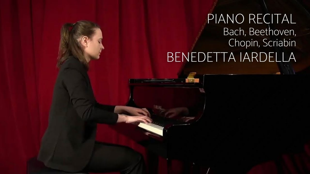 Piano Recital: Bach, Beethoven, Chopin, Scriabin | Benedetta Iardella