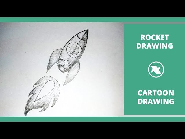 Mix How To Draw A Rocket Easy Rocket Step By Step Drawing For